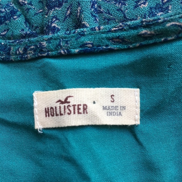 Turquoise Patterned Dress - Picture 2 of 2